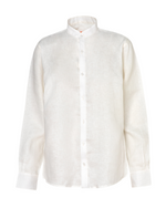 LINEN SHIRT MAO EGGSHELL