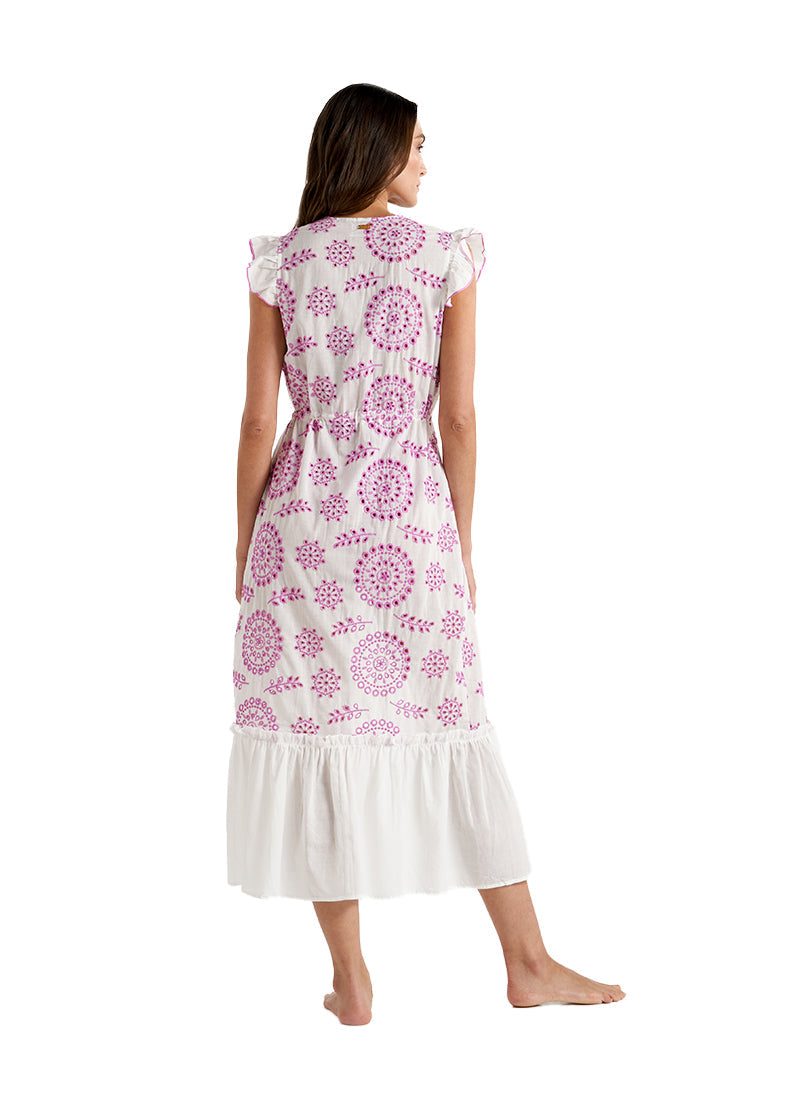 AZALEA RUFFLED SLEEVES DAHLIA