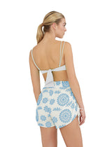 AZALEA SIDE RUCHED SHORTS SKY