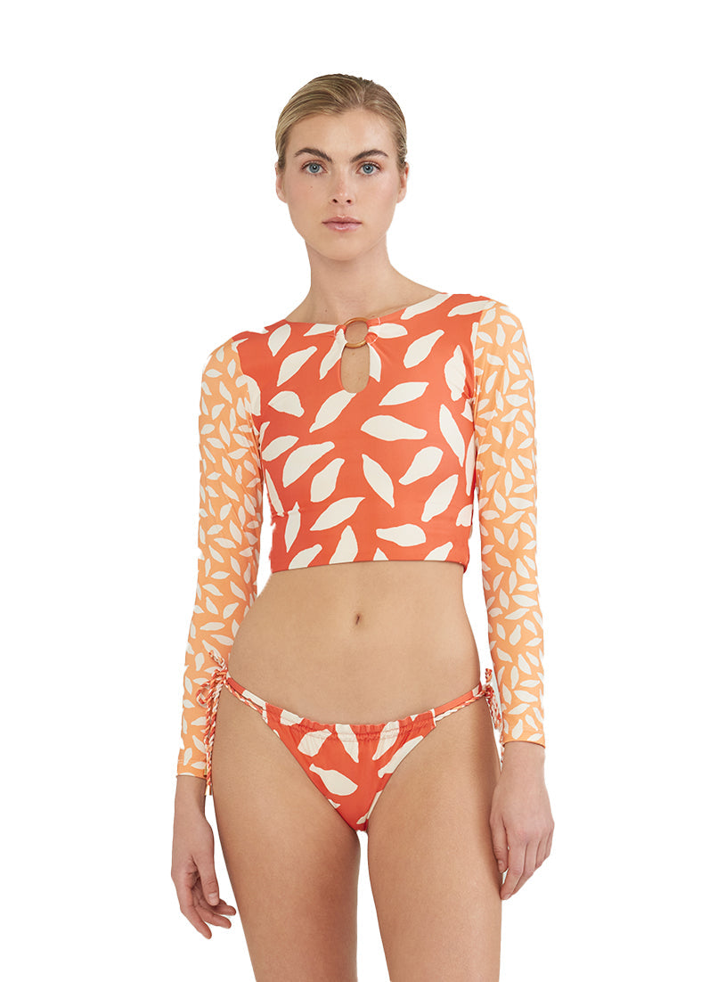 RASHGUARD CARMIN MOON PRINTED