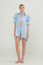 JULIET SLEEVES CAMISOLE SKY