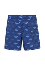 SWIM TRUNK SLIM CUT KORO3 NAVY