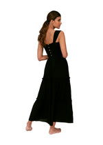 MELISSA TWIST MAXI DRESS BLACK