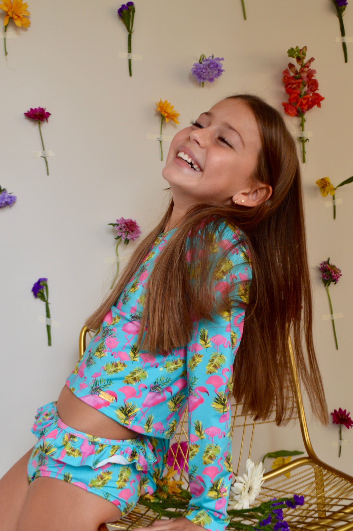 GIRLS BOTTOM MILA 12 FLAM PRINTEDA