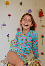 GIRLS TOP MILA 11 FLAM PRINTED