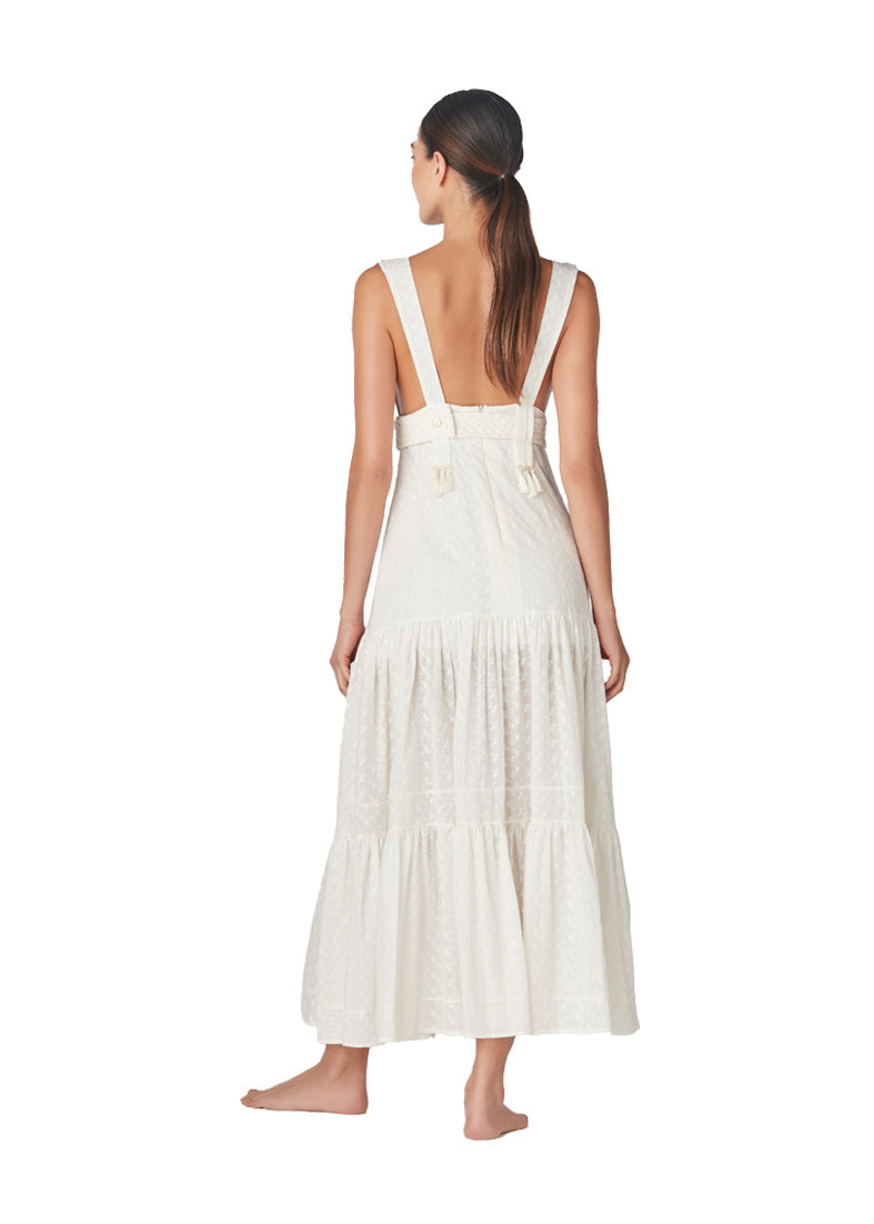 MEDINA DRESS EYELET IVORY