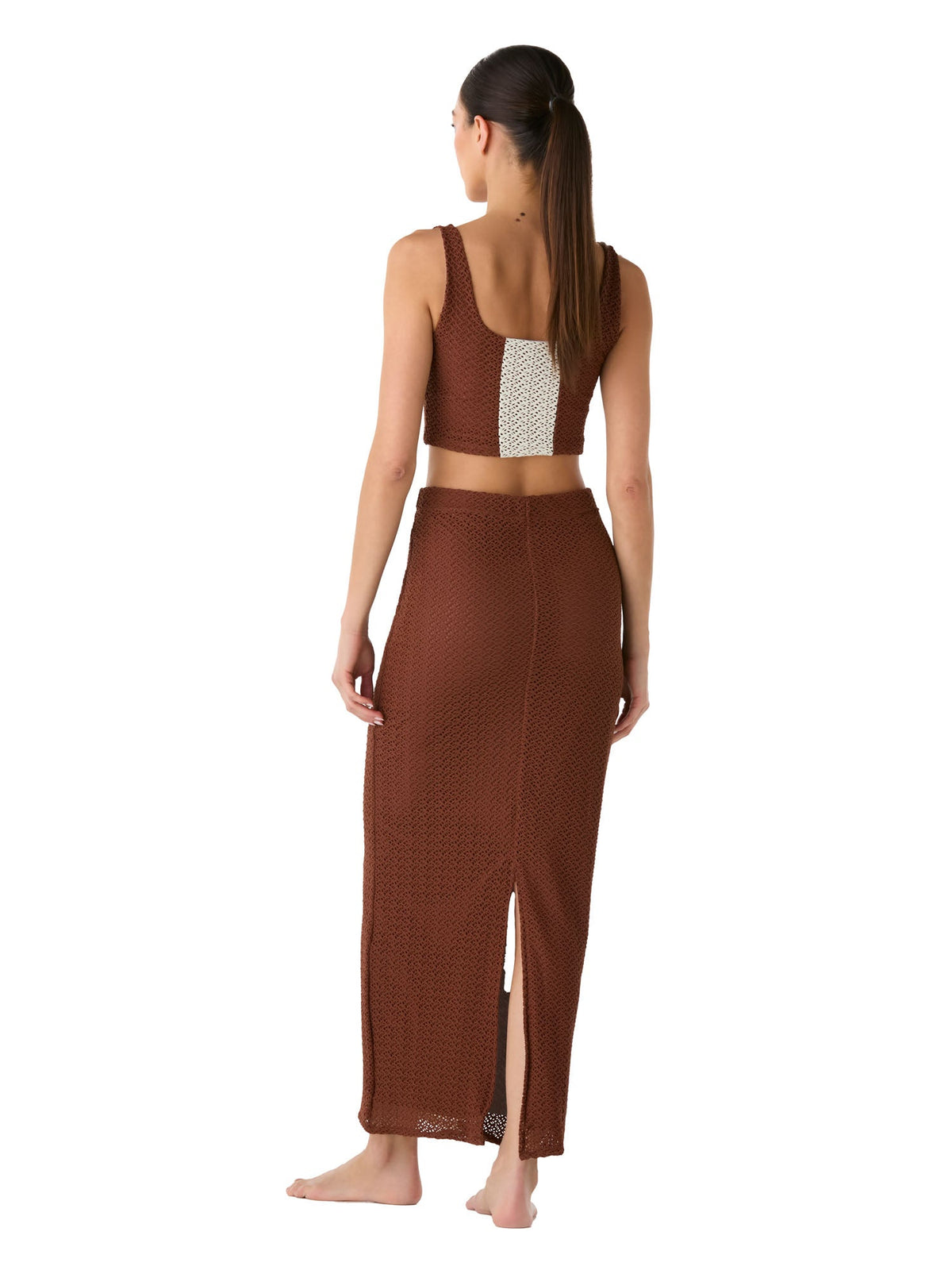 CROP TOP CALI NILO BROWN