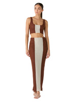 CROP TOP CALI NILO BROWN