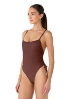 VESTIDO DE BAÑO ENTERO ISLA CHOCOLATE