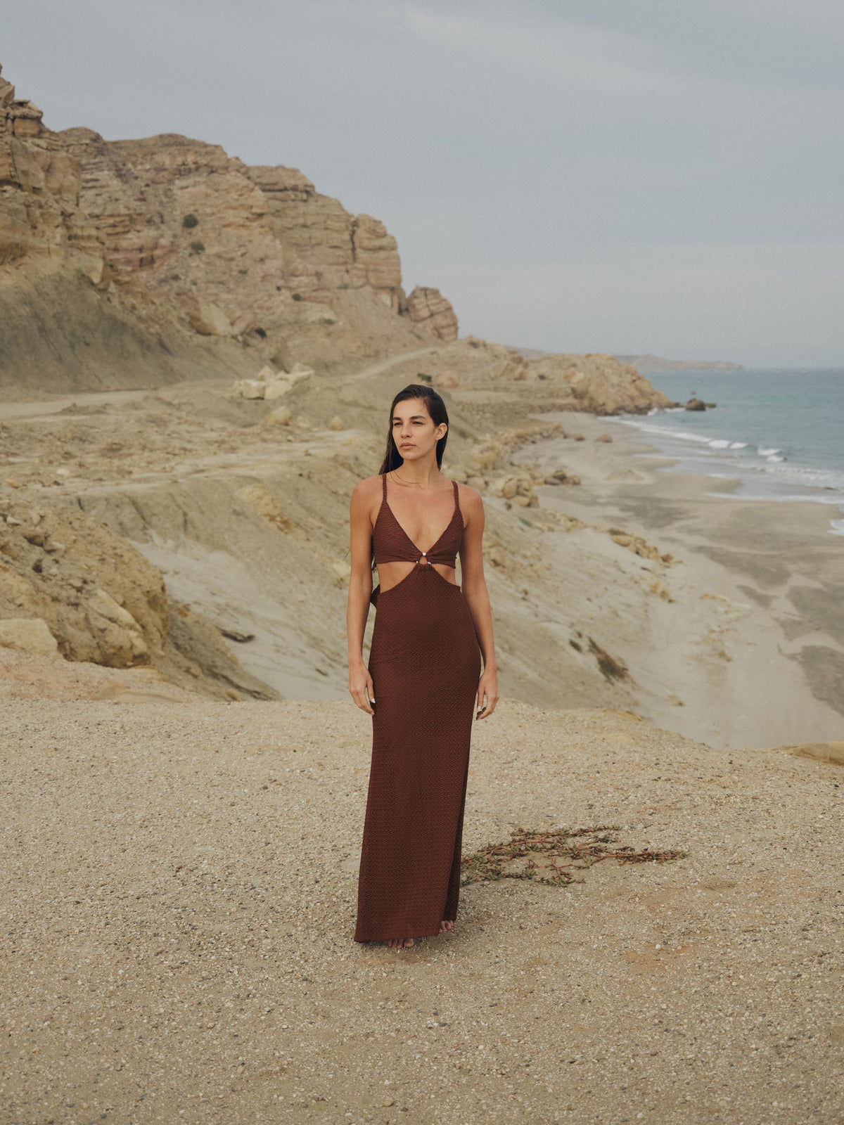 VESTIDO LARGO OPAL NILO BROWN