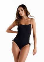 ONEPIECE RIB VICO BLACK