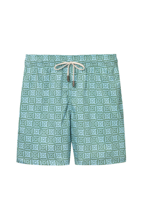 SWIM TRUNK CLASSIC CUT BALI3 FOREST