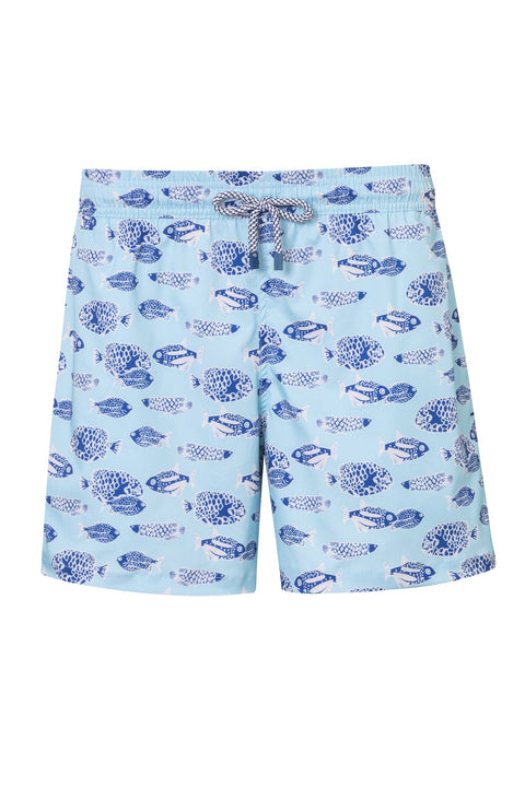 SWIM TRUNK BARU 5 MINT PRINTED