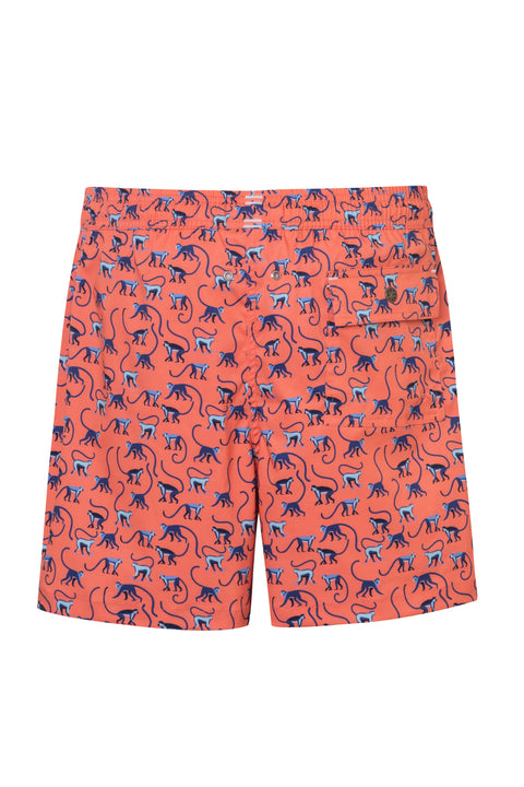 SWIM TRUNK SLIM CUT BIRI2 SALMON