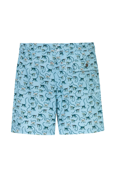 SWIM TRUNK SLIM CUT BIRI3 AQUA
