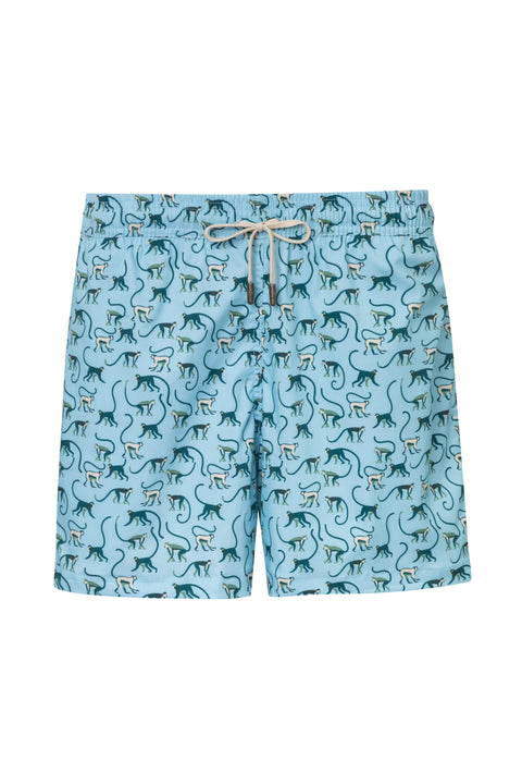 SWIM TRUNK KIDS CUT BIRI3 AQUA