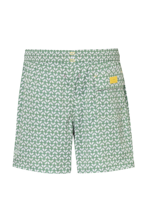 SWIM TRUNK COQUI 6 LEAF PRINTED