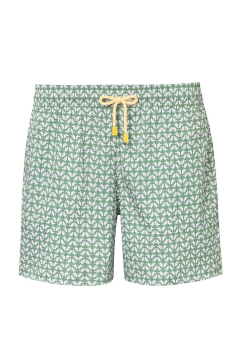 SWIM TRUNK KIDS COQUI6 LEAF PRINTED