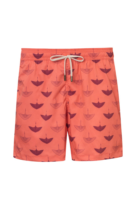 SWIM TRUNK CLASSIC CUT KORO1 SALMON