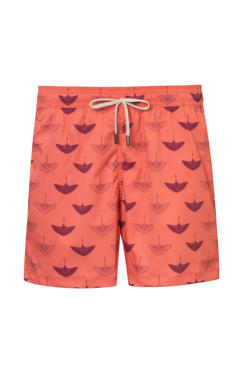 SWIM TRUNK KIDS CUT KORO1 SALMON