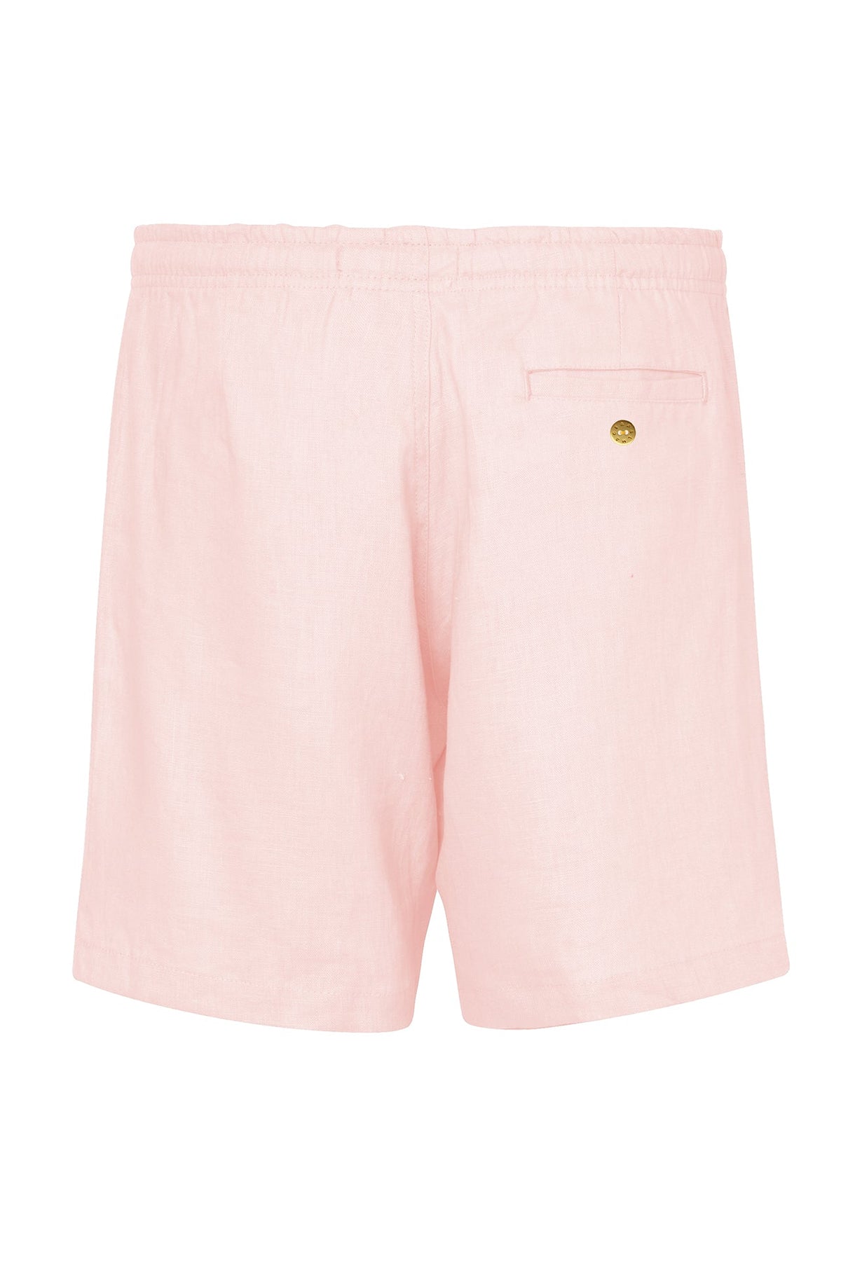REGULAR CUT LINEN SHORTS LIGTH PINK
