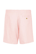 REGULAR CUT LINEN SHORTS LIGTH PINK