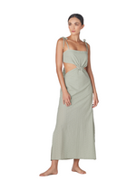 NANA DRESS EYELET GREEN