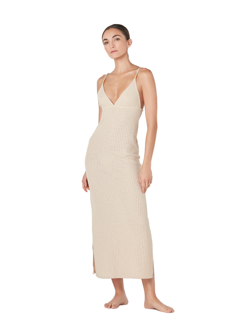 OLIVIA DRESS CAPPUCCINO