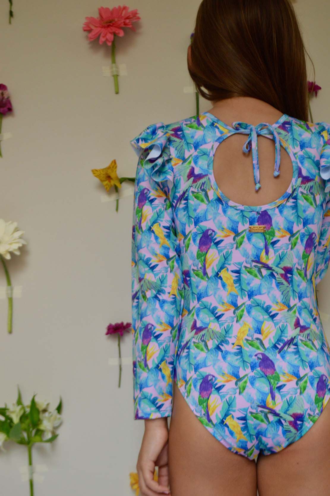 GIRLS ONEPIECE ELOISA 13 GUACA PRINTED