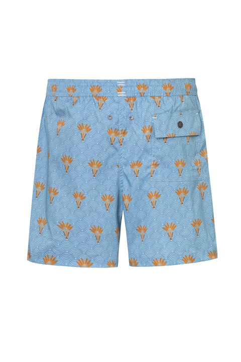 SWIM TRUNK CLASSIC CUT PALEMA2 AQUA