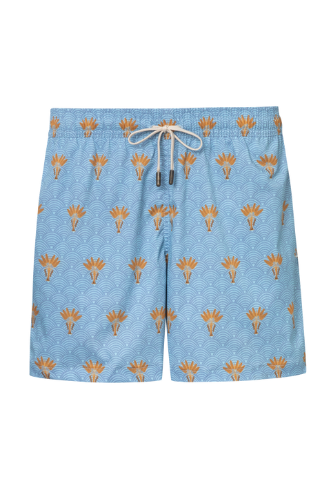 SWIM TRUNK KIDS CUT PALEMA2 AQUA