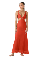 VESTIDO OPAL NILO ROJO