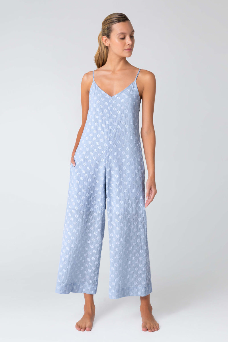 COVERUP DAISY JUMPSUIT SKY