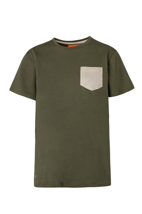 PATCH POCKET T-SHIRT MILITARY
