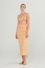 PRINTED LONG PAREO CARMIN1