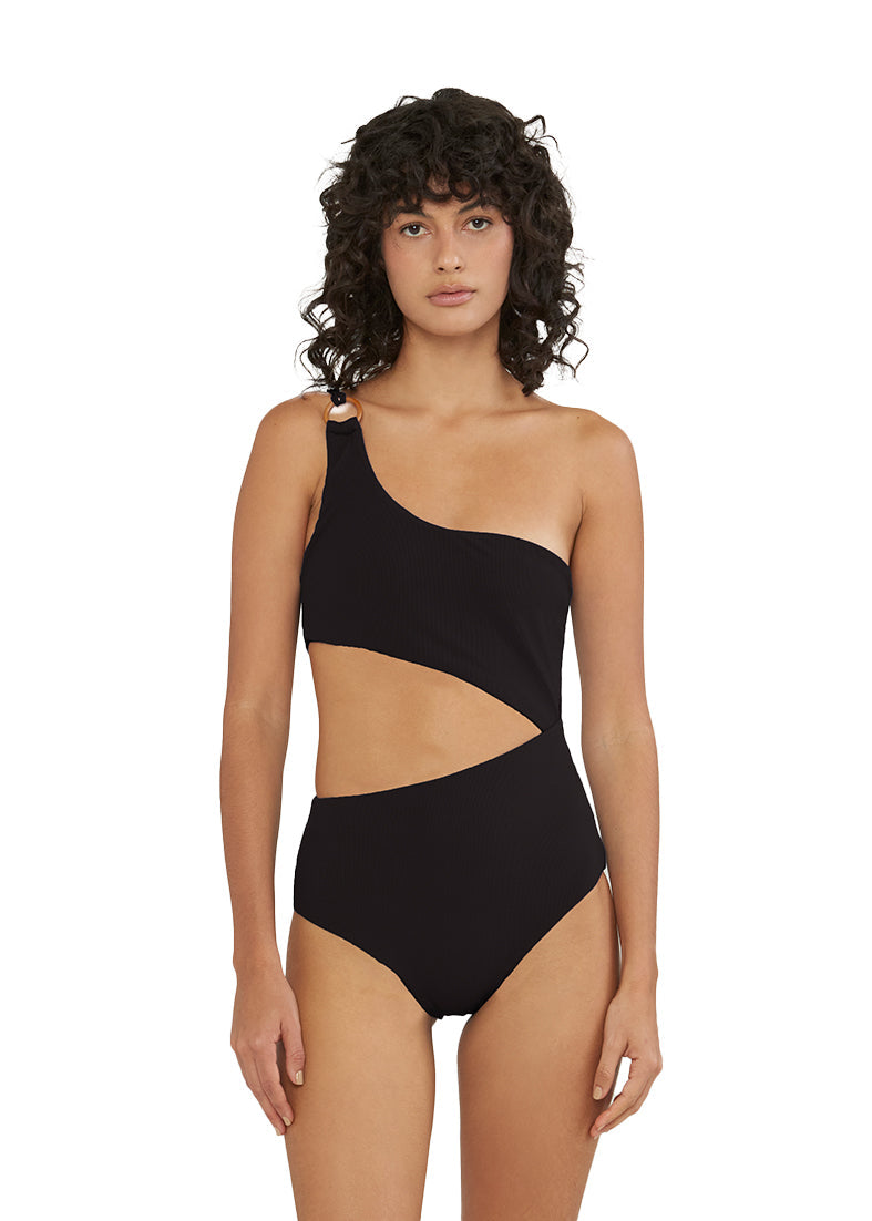 ONEPIECE RIB COFI BLACK