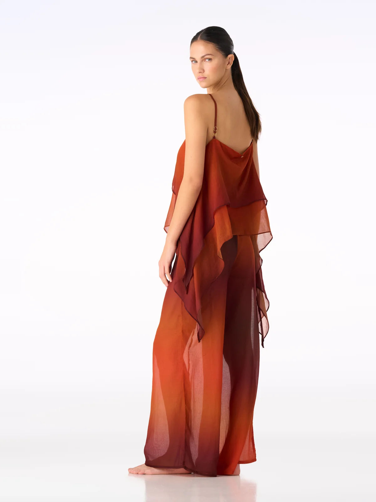 SASHA TOP OMBRE ORANGE