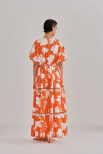 COVERUP PRINTED SHORT SLEEVES KAFTAN ALICIA