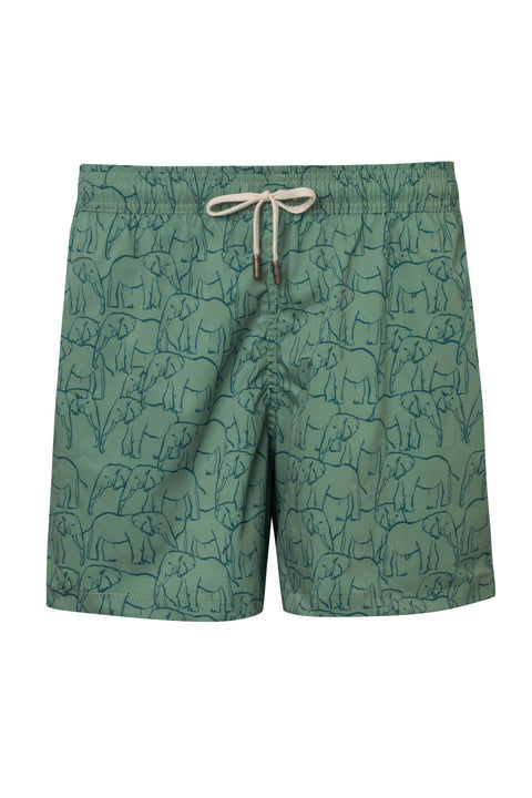 SWIM TRUNK CLASSIC CUT TEMBO3 MILITARY
