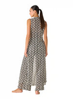 MELI ROBE ZIGZAG BLACK