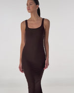 AWE DRESS SHELL CHOCOLATE